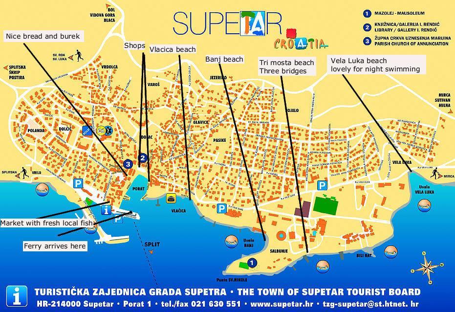 Ida Apartments Supetar Kültér fotó